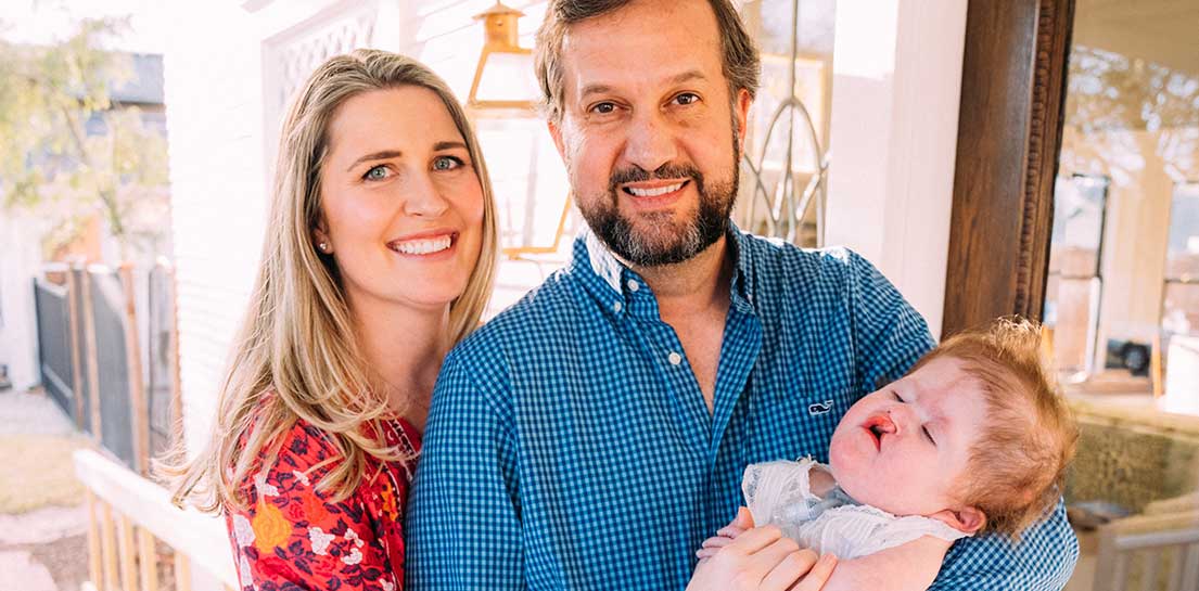 Katie Senter and family