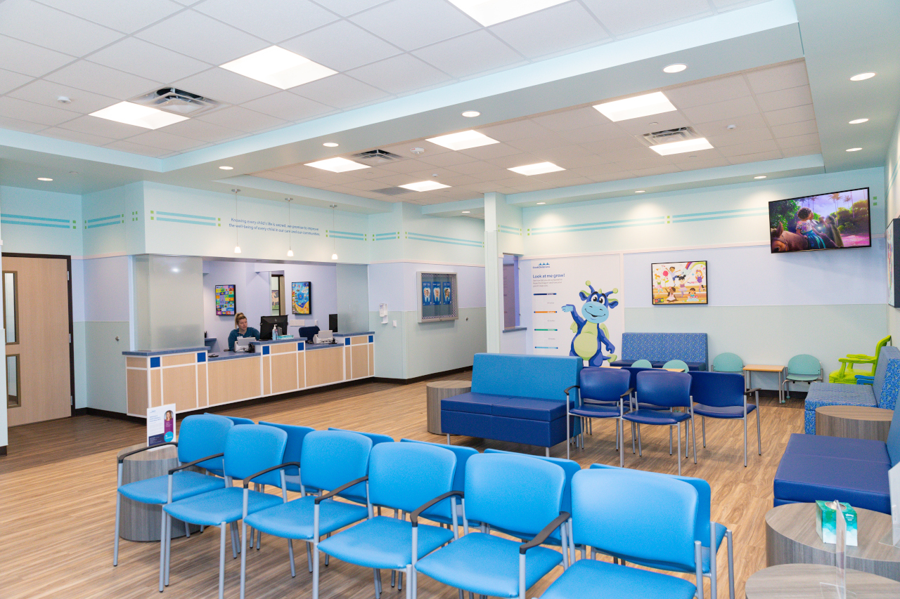 Trophy Club pediatrics waiting area
