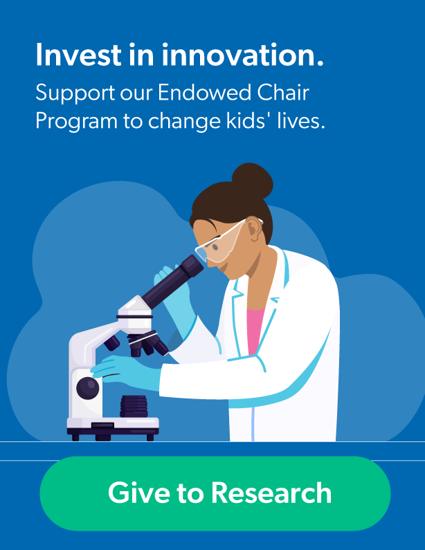 Illustration of researcher using microscope