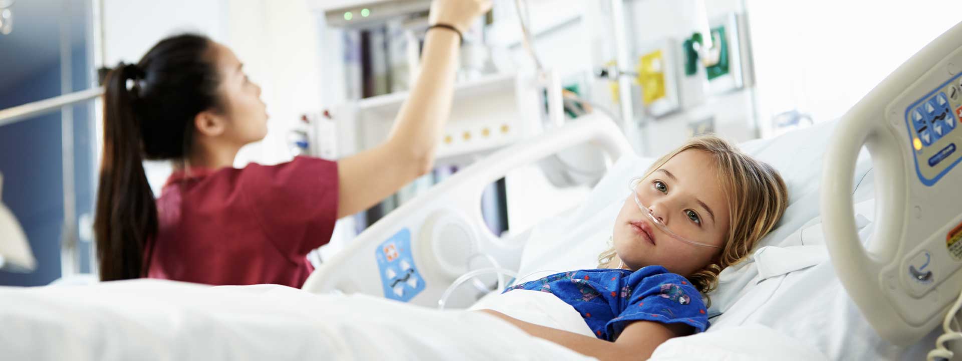 Girl in Cardiac Step Down Unit